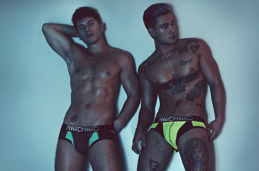 Ricky Roman and Michael Ribezzo in Marco Marco Briefs