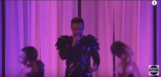 Brian Justin Crum at The Marco Marco Fashion Show