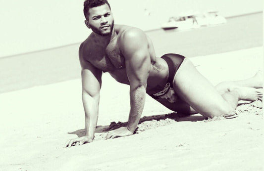 Dimitri Tiano doesn't mind a little sand